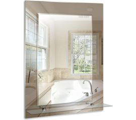 Зеркало mixline Крит люкс 535х740 полка, фацет 529368 