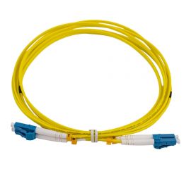 Соединительный волоконно-оптический шнур NIKOMAX желтый, 3м NMF-PC2S2C2-LCU-LCU-003 