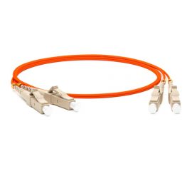 Волоконно-оптический шнур Hyperline FC-D2-50-LC/PR-LC/PR-H-20M-LSZH-OR патч-корд MM 50/1 247615 