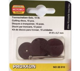 Диски корундовые отрезные с дискодержателем 10 шт Proxxon PR- 28810 