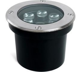 Светодиодный тротуарный (грунтовый) светильник FERON SP2802 6W, AC12-24V, 3000К, D120xH90mm,вн.диаметр:90mm,IP67 48453 