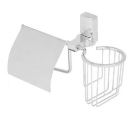 Держатель освежителя воздуха и туалетной бумаги Mario с крышкой 242330 84555 