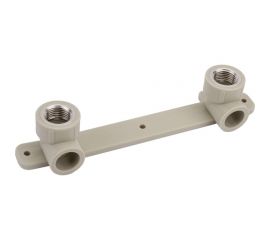 Монтажная планка VALFEX PP-R, серая, Дн20х1/2"" ВР 10124020Г 127-0496 