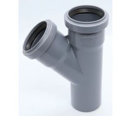 Тройник Flextron D 50 мм 45 градусов, для внутренней канализации 141139 