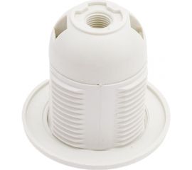 Патрон General Lighting Systems GLH-E27-HRP-H-W-R термопластик, Е27 подвесной, с кольцом белый 474013 