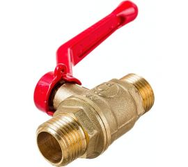 Шаровой для воды VALFEX 1/2"" НР/НР ручка-рычаг, латунный 11Б27фт1М VF.220.LR1.012.Bir 