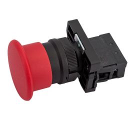 Кнопка управления CHINT "Грибок" d40мм NP2-EC42 без подсветки красн. 1НЗ IP40 574820 