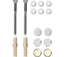 Крепление для унитаза к полу MPF premium белое, хром, золото ИС.131594 