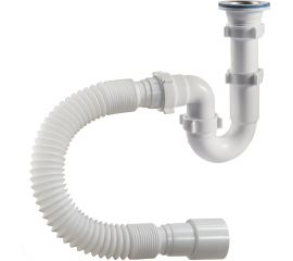 Прямоточный сифон ORIO 1 1/2х40, с гибкой трубой 40-40/50 S-41019 