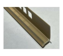 Профиль для плитки внутренний DECONIKA 8 мм 2.5 м 012-G Бежевый глянец Д-Пл8-В 012-G БЕЖ Г 