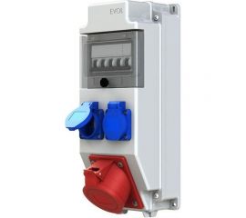 Навесной щит с розетками EVOL Combox 5 0101-003-1 