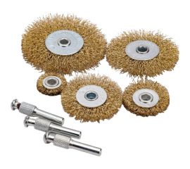 Корщетки набор (5 шт; 25, 38, 50, 63, 75 мм) FIT IT 38572 