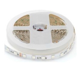 Светодиодная лента Apeyron 24В, 14,4Вт/м, smd5050, 60д/м, IP20, подложка 10мм, 5м, RGB. 00-337 