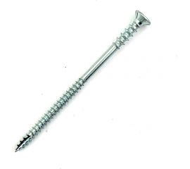 Дистанционный шуруп Rusconnect WDS 06090 6x90 мм, потайная головка, TORX, белый цинк, 100 шт. 390609 