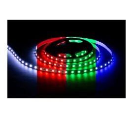 Светодиодная лента OGM 12В, 10Вт/м, smd5050+2835, 120д/м, ip20, подложка 10мм, 5м, rgbw. / LSE-272 