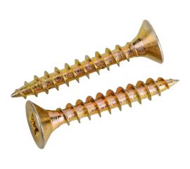 Шуруп крепежная техника желтый цинк, 4,5x30 50 шт. 11360 