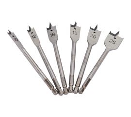 Набор сверл перьевых по дереву 6 шт Gepard GP0415-6 