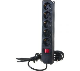 Сетевой фильтр Gigant с заземлением ПВС 3x0,75 3500Вт 5 гнезда 3м 80096 