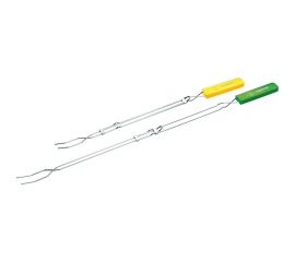 Детские рогатинки-гриль с телескопическими ручками для жарки сосисок, хлеба Forester 2 шт. BQ-B2 