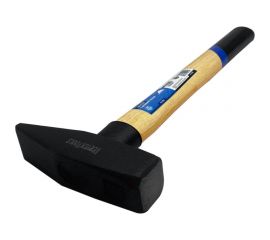 Слесарный молоток vertextools 600 г, квадратный боек, деревянная рукоятка 10-15-600 