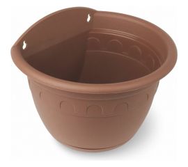 Настенное кашпо Martika Колывань диам. 24 см, терракотовое С113Т 