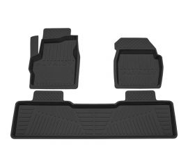 Салонный резиновый коврик REZKON черный для УАЗ Патриот 05-15 Premium 1041010100 