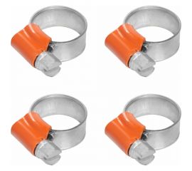 Червячные усиленные хомуты Airline 10-16/9.7 мм W1 оцинк., комплект 4 шт AHC-SK-04 