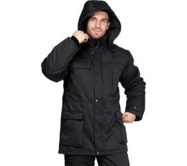 Утепленная куртка ГК Спецобъединение ЗАЩИТА черная Кур 412/104/182 