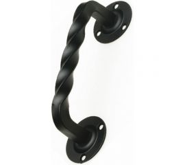 Ручка-скоба дверная Amig чёрная 103-140x52 