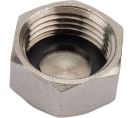 Латунная заглушка DOUBLE-LIN резьбовая с прокладкой в/р - 1/2" LL6163 (1/2") 