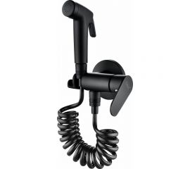 Смеситель с гигиеническим душем D&K встраиваемый, черный матовый DA1394585 