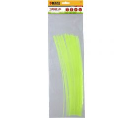 Леска для триммера круглая нарезанная 2 мм х 30 см 50 шт FLEX CORD DENZEL 96100 