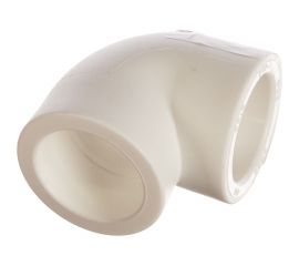 Угольник PRO AQUA PP-R 90 градусов, белый, 32 мм PA13012Pb 