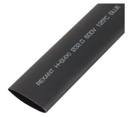Термоусаживаемая клеевая трубка REXANT 32,0/8,0 мм, черная, упаковка 5 шт. по 1 м 23-3206 