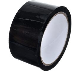 Упаковочная клейкая лента Кордленд чёрная, 48 мм, 43 мкм, 50 м Р SCO-00329 