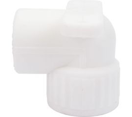 Комбинированный угольник VALFEX PP-R белый, 25х1/2 дюйма ВР, с креплением 10120025 127-0584 