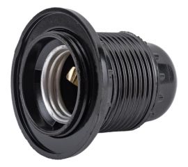 Патрон с прижимным кольцом IN HOME Н12РП-01 Е27, карболитовый 4690612032214 