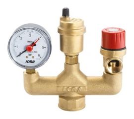 Группа безопасности котла ICMA S.P.A. PN10, t=110, внутренняя резьба - 1"" GS02 /91GS02OO20 