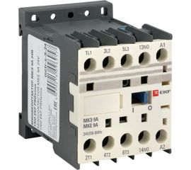 Миниконтактор EKF PROxima МКЭ 9А, 24В, 1NO, SQ Mctr-s-9-24 