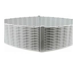 Садовое ограждение МАСТЕРСАД Лоза серое ЛЗ-сер 