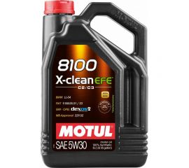 Моторное масло 8100X-сlean EFE 5W30 4л MOTUL 109171 