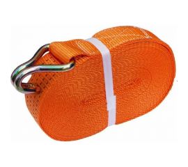 Стяжной ремень ТРАСТ 75 мм, длинная часть с крюком, 8000 мм 4687202684731 