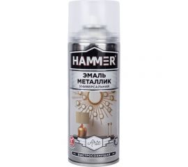 Универсальная металлизированная эмаль Hammer серебро, 0.27 кг, 0.52 л ЭК000139890 