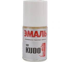 Автомобильная ремонтная эмаль с кисточкой KUDO Белый 202 KU-70202-BB 