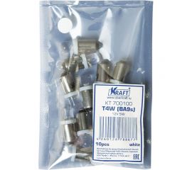 Светодиодная лампа KRAFT T4W BA9s 12v White упаковка 10 шт. KT 700100 
