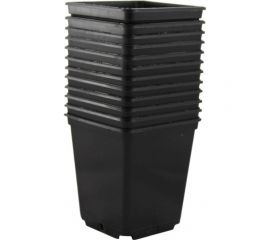 Набор горшков для рассады Ангора 12 шт., по 0.25 л, черный А5520чр 