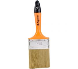 Плоская кисть Петрович 75 мм, искусственная щетина, пластиковая рукоятка 4100002365 