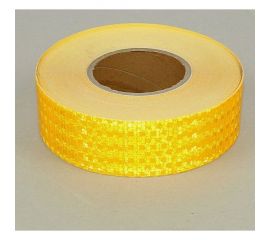Светоотражающая самоклеящаяся лента СИМАЛЕНД желтая, 5 см х 45 м 1404122 