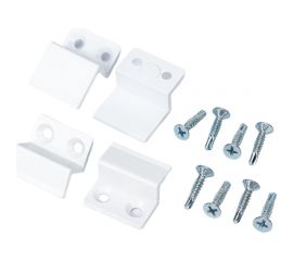 Крепления для москитной сетки ООО ""Полимер-Фарм"" комплект 4 шт. (2 верх, 2 низ), белые 04687202902972 