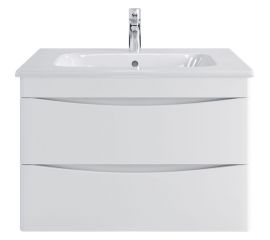 Комплект Sanstar: тумба Smile 80 подвесная, мебельный умывальник Эйфория 80 158.1-1.5.1.К 
